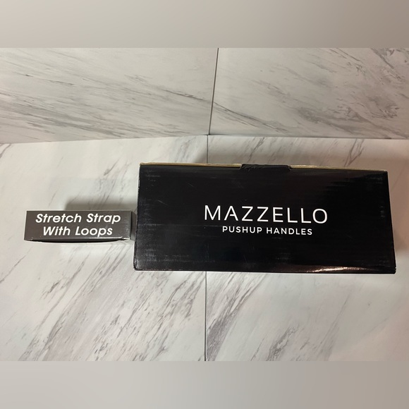 New! Mazzello steel push up handles for floor and stretching yoga strap set! - Picture 3 of 10